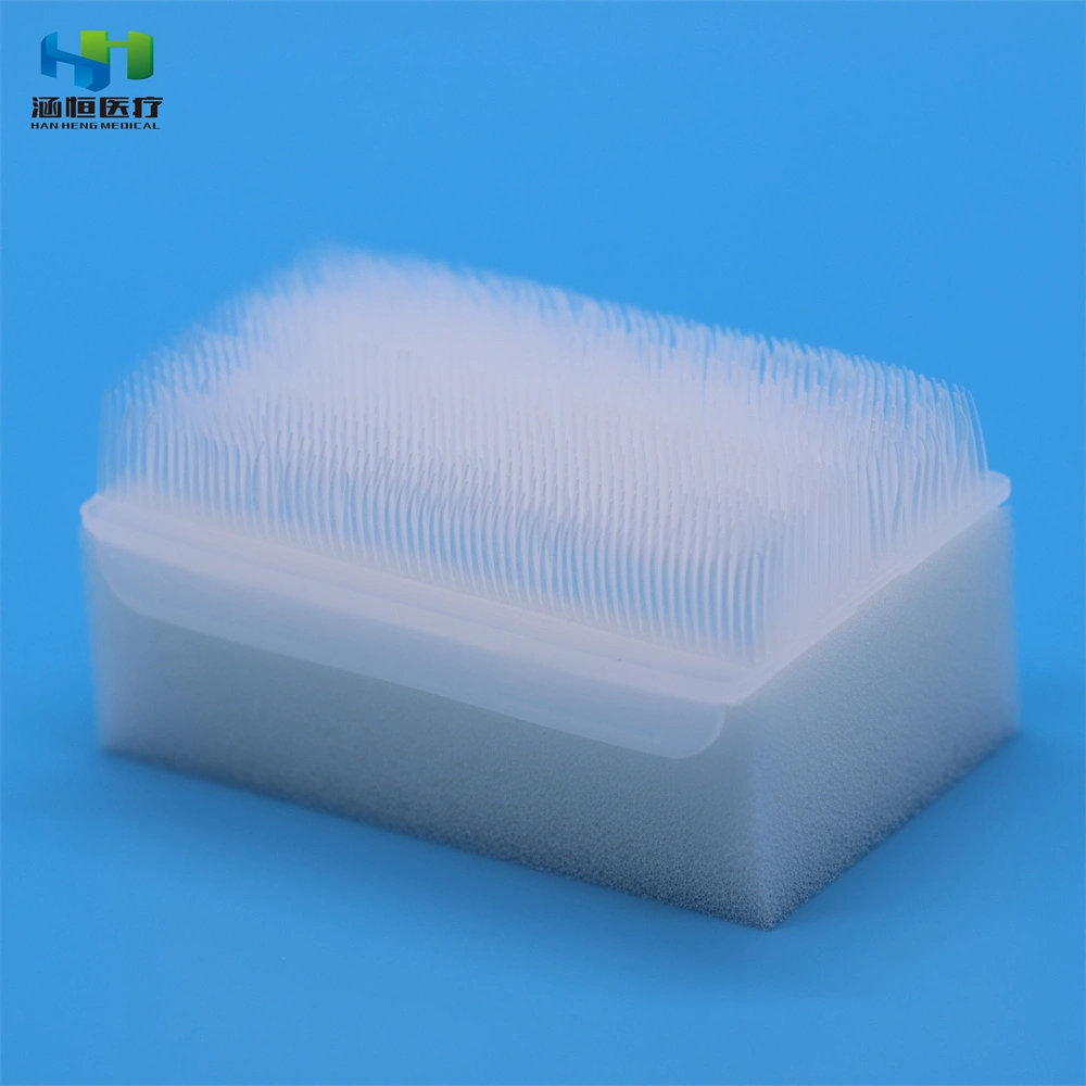 Factory Price Disposable Sterile Soft Sponge Surgical Nail Cleaner Scrub Brush