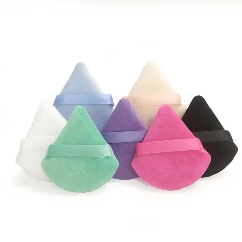 Triangle Cushion Powder Puff Loose Sponge Washable Powder Powder Cosmetic Soft Cotton Puff