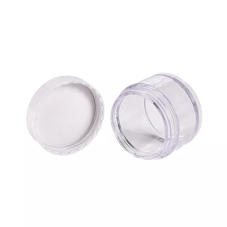 3G/5g/15g/20g/80g/100g Custom Logo Round Cosmetic Jar Eye Shadow Mineralized Makeup Plastic Spice Jar Plastic Jar