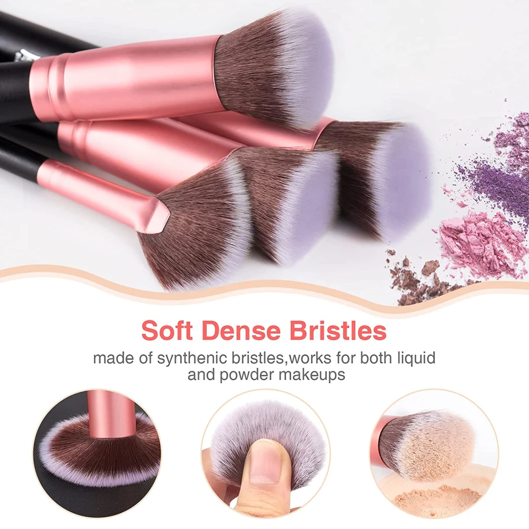 Custom OEM Private Label Maquiagem Cosmetics Beauty Luxury Makeup Brushes Sets Foundation Powder Blush Eyeshadow Concealer Lip Eye Make up Brush