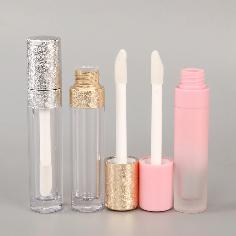 Hot Sale Custom Color Cosmetic Lipgloss Containers and Packaging Hot Stamping Plastic Baby Bottle Lipgloss Tubes