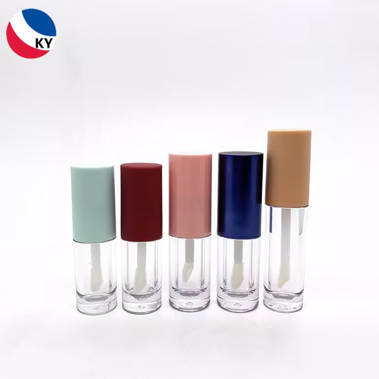 3 ml 5 ml Lipgloss-Tube in individueller Farbe mit Pinselapplikator