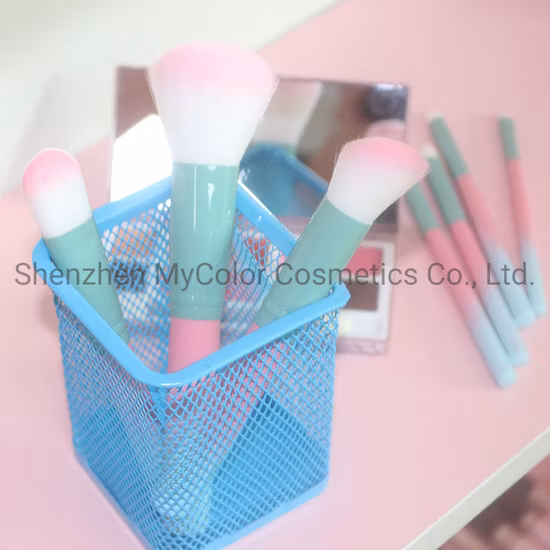 Professionelles Make-up-Pinsel-Set mit Farbverlaufsgriff, Beauty-Reise-Make-up-Pinsel, spezieller Foundation-Lidschatten-Falten-Concealer-Lippenliner-Augenbrauenpinsel