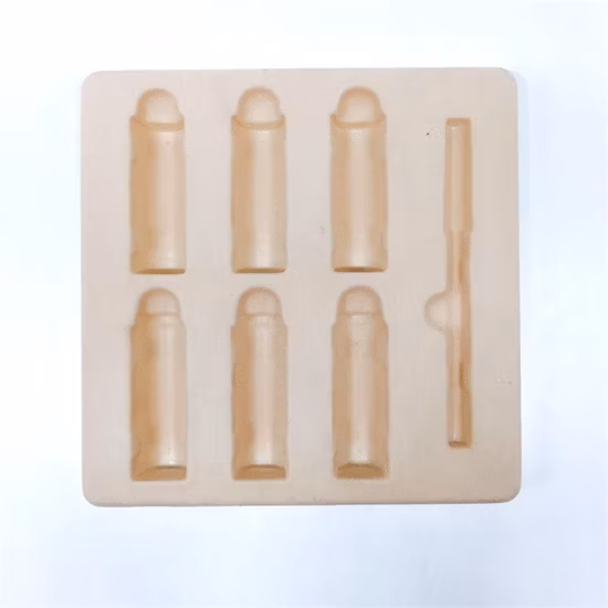 Transparente PVC-PP-Kunststoffverpackung für die Kosmetikverpackung