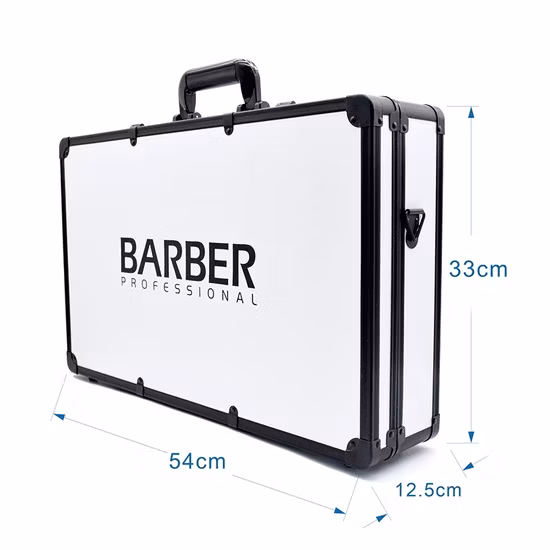 Professioneller Friseur-Kosmetikkoffer aus Aluminium für den Friseursalon