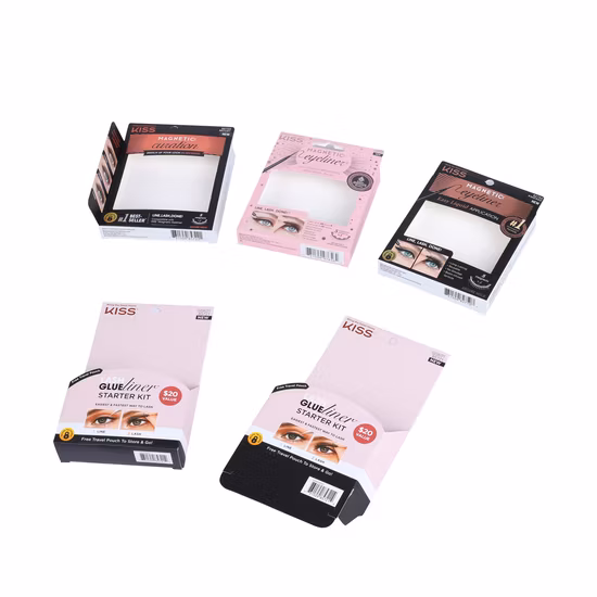 Großhandel maßgeschneiderte Paket kosmetische Make-up Pinsel Nerz Wimpern