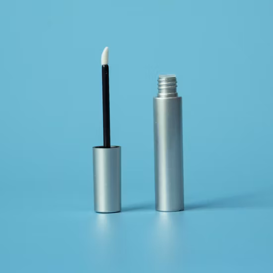 Gute Qualität, 10 ml, leer, mattschwarz, silberfarben, goldfarben, Lipgloss-Behälter, Tube, 10 ml-Verpackung mit Zauberstäben, Lipgloss mit Pinsel-Applikator-Box