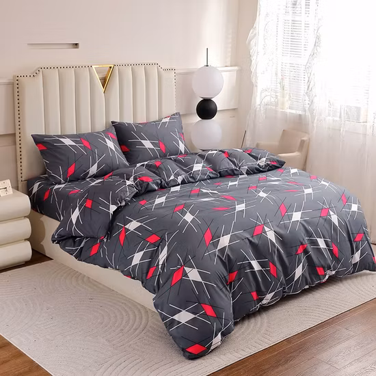 Bettwäsche aus Bio-Baumwolle, Bettwäsche aus 100 % Baumwollstoff, Hotelprodukte